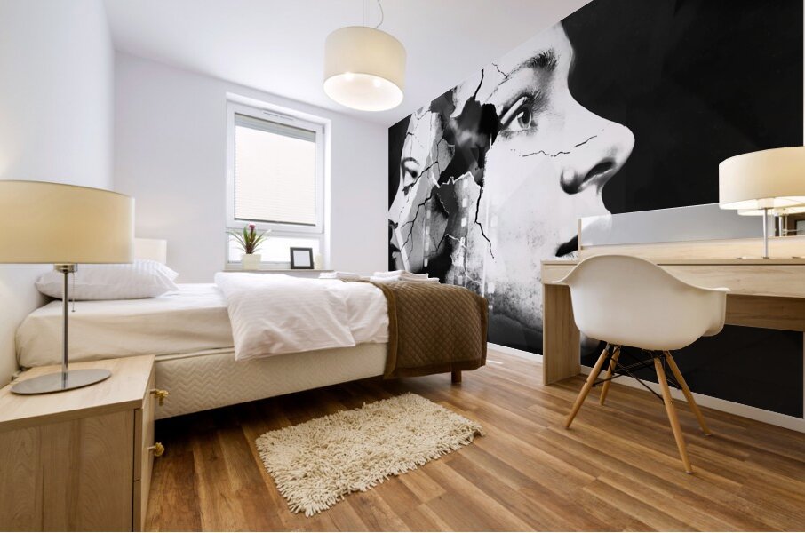 Shattered Silence - Solo Show - 1 of 5 Mural print