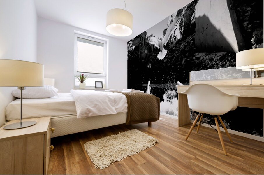 Resurgance RIsing Beyond the Ruins - Solo Show - 1 of 5 Mural print