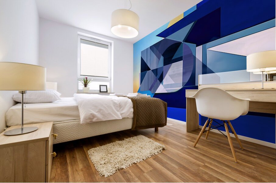 Puttering Through the Abbott Effect - SartQ Exhibit Piece 1025 Mural print