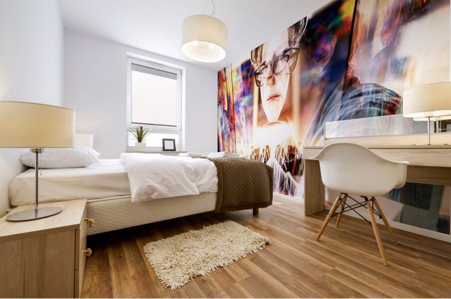 When Light Hurts and Color Sings - EXHIBIT Piece Mural print