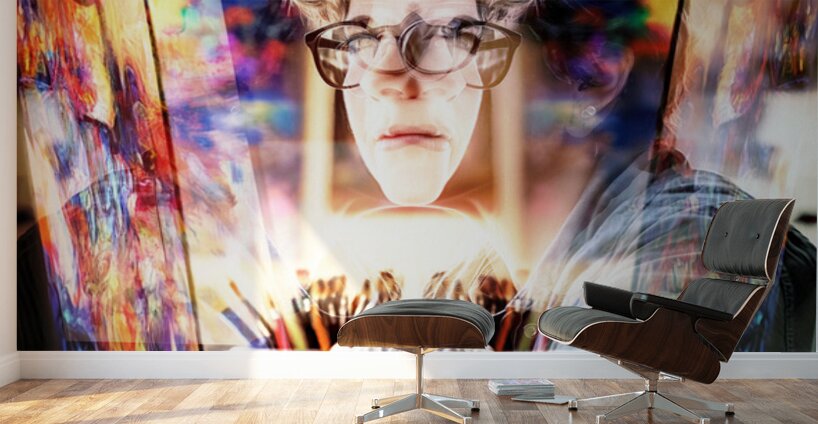 When Light Hurts and Color Sings - EXHIBIT Piece Wall Murals