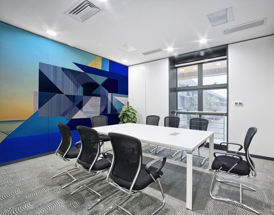 Puttering Through the Abbott Effect - SartQ Exhibit Piece 1025 Wall Printing