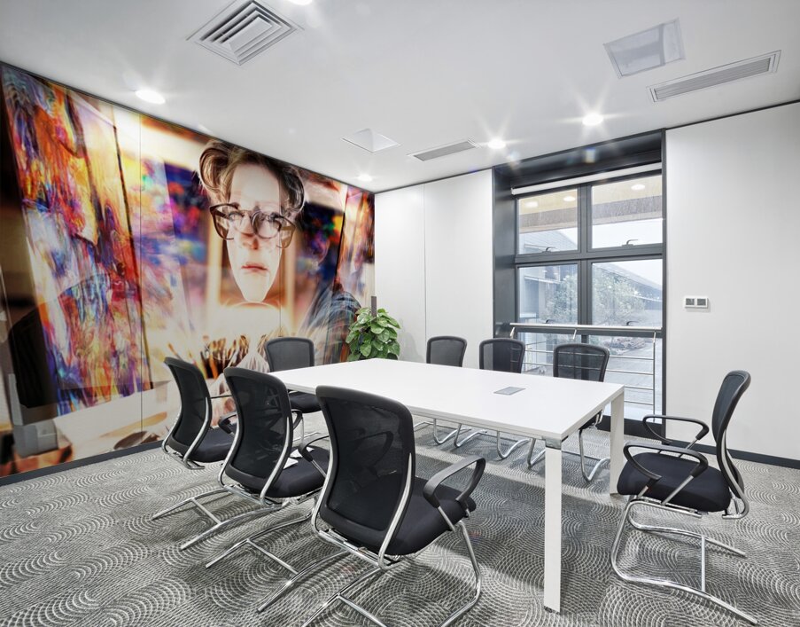 When Light Hurts and Color Sings - EXHIBIT Piece Wall Printing