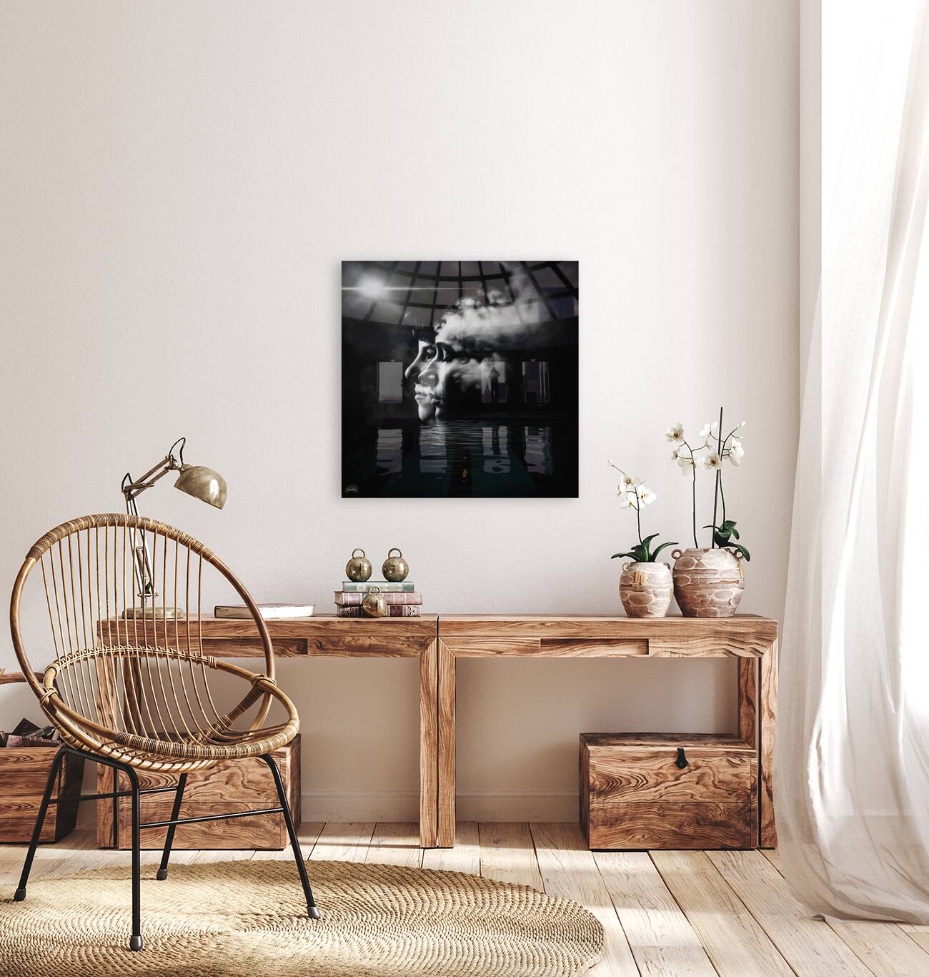 Sundered Self Finding Light - Solo Show - 1 of 5 Reproduction